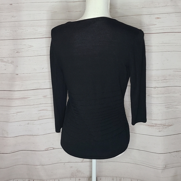 WHBM Black Lightweight Bottom Strips Open Front - Picture 3 of 9